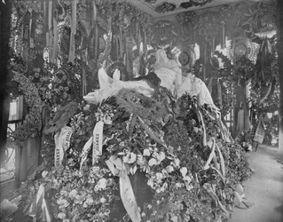 Grab von Juarez, San Fernando Friedhof, Mexiko-Stadt, um 1897