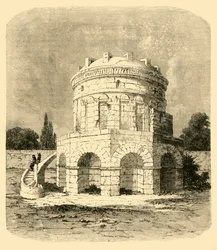 Grab von Theoderich, Ravenna, 1890
