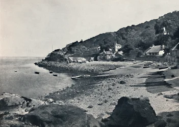 Torquay - Der Strand, Babbicombe, 1895
