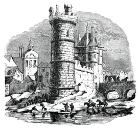 Tour de Nesle, Paris, 17. Jahrhundert, 1870