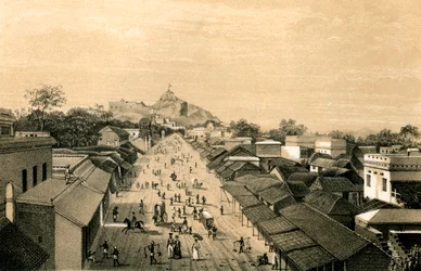 Stadt und Festung von Trichinopoly, Indien