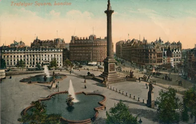 Trafalgar Square, London, ca. 1900
