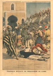 Tragische Rebellion der Gefangenen in Kairo, 1914