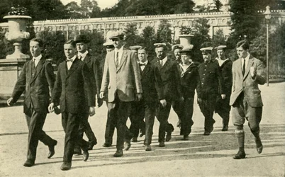 Ausbildung von Rekruten in der Royal Naval Volunteer Reserve, Erster Weltkrieg, 1914