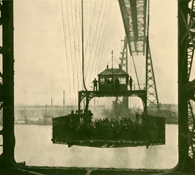 Reisewagen, Transporterbrücke, Middlesborough, um 1930