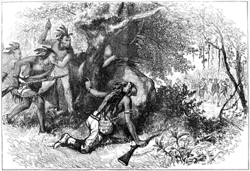 Verrat der Cherokee, 18. Jahrhundert, um 1880
