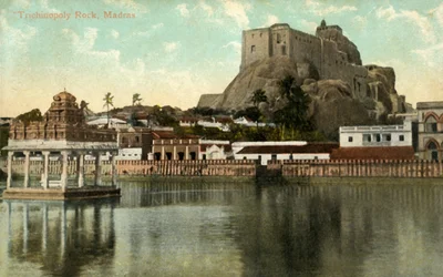 Trichinopoly-Felsen, Madras, 1917