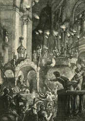 Triumph des Heraklius in Konstantinopel, 629 n. Chr., 1890