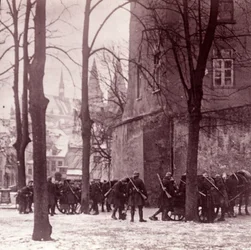 Truppen, Aachen, Deutschland, ca. 1914-1918