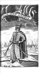 Zar Iwan V. Alexejewitsch aus Georg Adam Schleissing Derer beyden Czaaren in Reussland Iwan und Peter Alexewiz, 1693