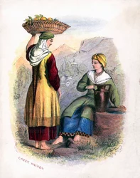 Zwei griechische Frauen