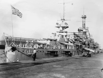 US Navy Kriegsschiffe, Marinewerft, Balboa, Panama, 1931