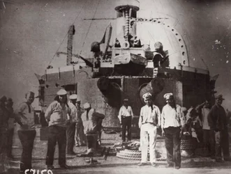 Aufstand auf dem Schlachtschiff Potemkin, Constanta, Rumänien, 1905