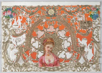 Valentine, ca. 1860