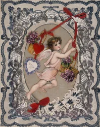 Valentinskarte, 19. Jahrhundert