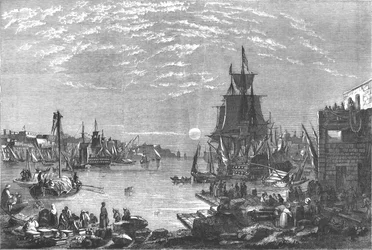Valetta Hafen, Malta, ca. 1856
