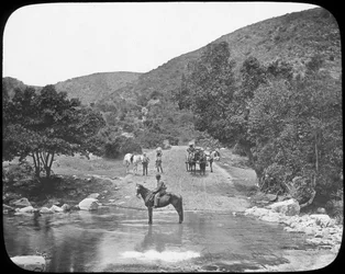 Van Stadens Pass, Südafrika, ca. 1890