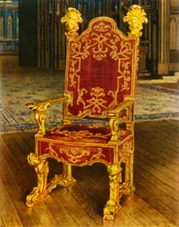 Venezianischer Staatsarmstuhl, Spätes 17. Jahrhundert, 1938