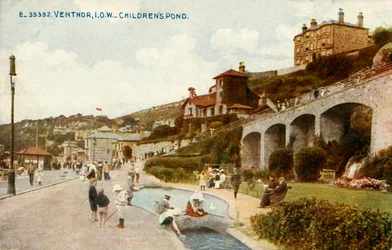 Ventnor, I.O.W - Kinderteich, 1919