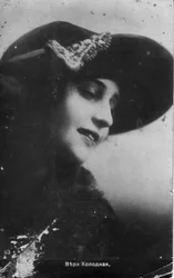 Vera Kholodnaya, russische Stummfilmschauspielerin, 1910er Jahre