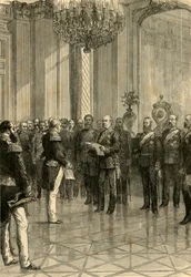 Versailles, 1871: Proklamation von König Wilhelm zum Kaiser von Deutschland, 1890