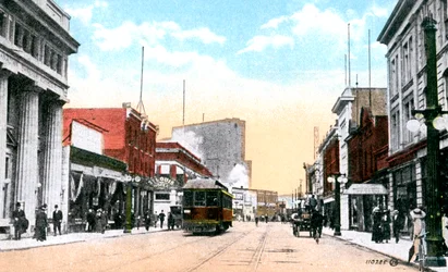 Victoria Avenue, Fort William Thunder Bay, Ontario, Kanada, um 1900