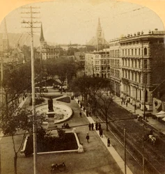 Victoria Square, Montreal, Kanada, 1904