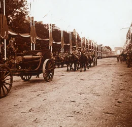 Siegesparade, Paris, Frankreich, ca. 1918-1919