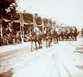 Siegesparade, Paris, Frankreich, um 1918-1919