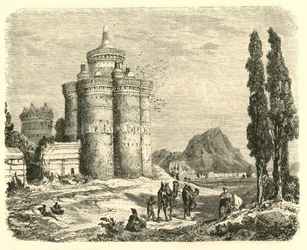 Ansicht in der Nähe von Isfahan, 1890