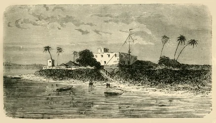 Ansicht an der Mündung des Hooghly