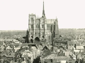 Blick vom Glockenturm, Amiens, Frankreich, 1895