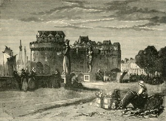 Ansicht in Nantes, 1890