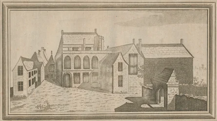 Ansicht des Minster Lovel Priory in der Grafschaft Oxford, 1784