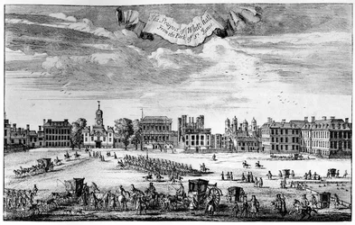 Blick auf Whitehall vom St. James