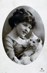 Vintage französische Postkarte, um 1900