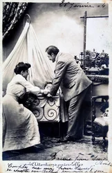 Französische Vintage-Postkarte, um 1900