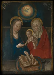 Jungfrau und Kind mit der heiligen Anna Anna selbdritt, 1500