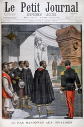 Besuch von Ras Makonnen in Les Invalides in Paris, 1902