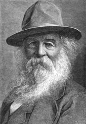 Walt Whitman 1819-1892, amerikanischer Dichter, ca. 1880er