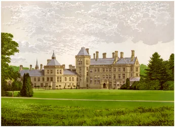 Walton Hall, Warwickshire, Heimat von Baronet Mordaunt, ca. 1880