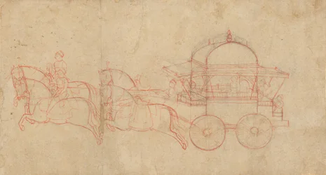 Kriegsschariot, Mitte des 19. Jahrhunderts