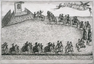 Orangenkrieg, Gravur