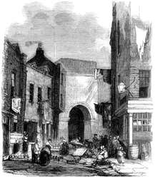 Wassertank in St. Giles in the Fields, London, 1858
