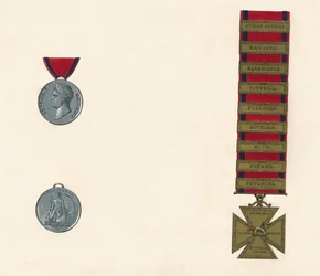 Waterloo- und Militärdienstmedaille 1793-1814, 19. Jahrhundert