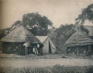 Wegesrandladen in Swasiland, ca. 1900