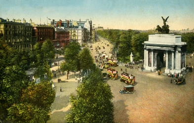 Wellington Arch und Quadriga, London, ca. 1915