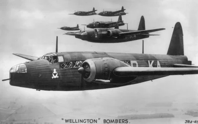 Wellington-Bomber, um 1940er Jahre