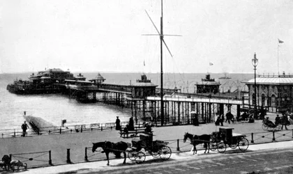 West Pier, Brighton, Sussex, frühes 20. Jahrhundert