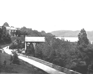 West Point am Hudson, New York, USA, um 1900